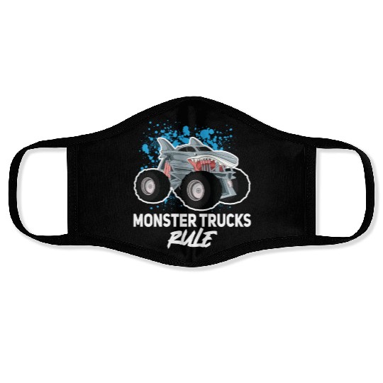Monster Trucks Rule... Monster Truck Face Masks