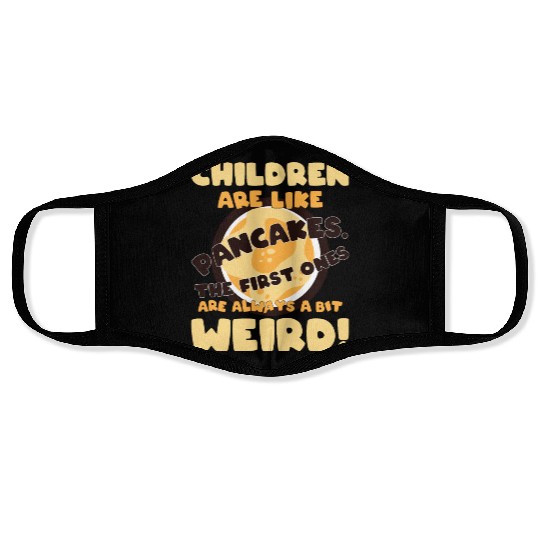 Kids big brother sister black humor sarkasm Face Masks