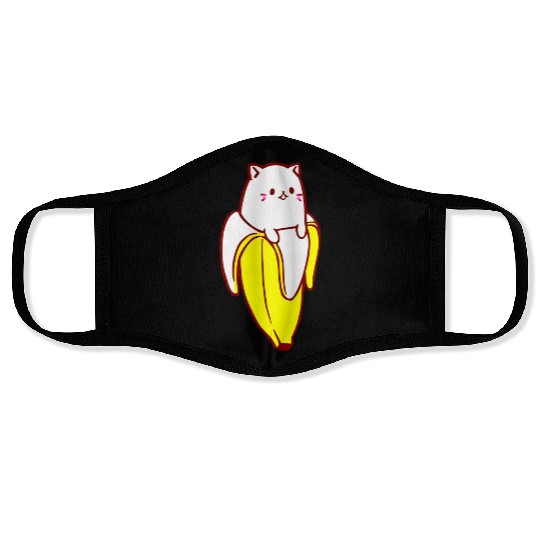 Bananyas Banana Funny Cat Face Masks