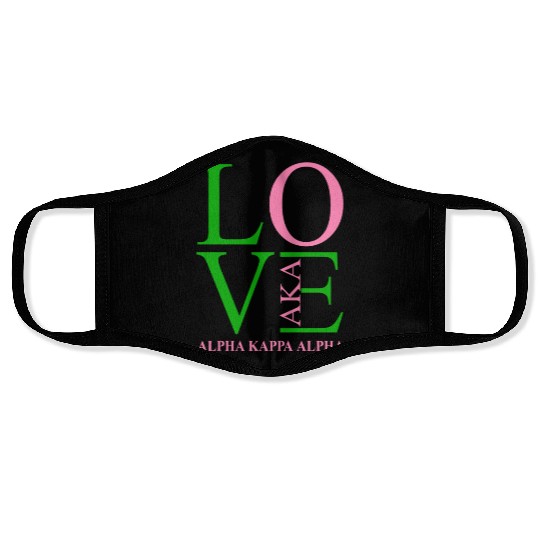 Aka Face Masks Love Sorority Gift Alpha Kappa Aka Parap