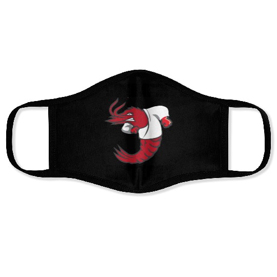 Shrimpin' Ain't Easy Shrimp Jiu Jitsu Fighter Face Masks