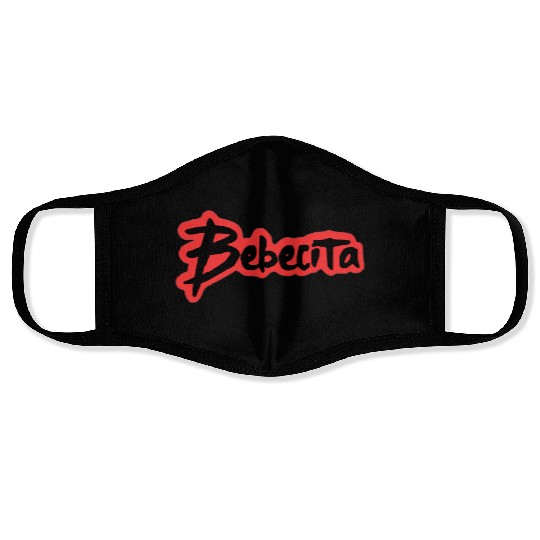 Bebecita Real Hasta La Muerte Anuel Design Face Masks