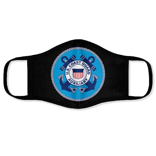 Us Coast Guard Auxiliary Homeland Security Patch Face Masks