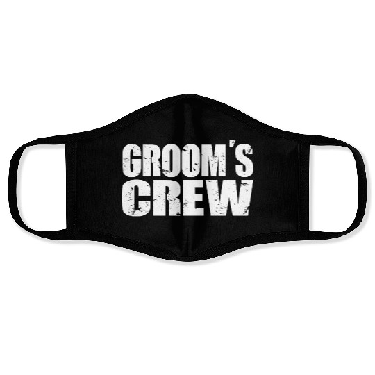 Groom's Crew Future Husband Bachelor Party Gift Face Masks