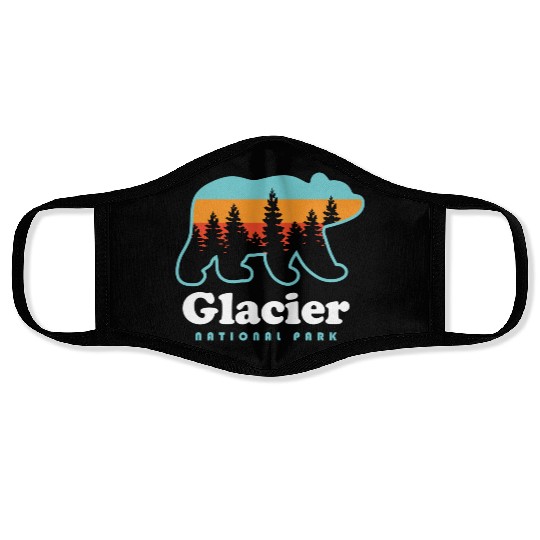 Glacier National Park Face Masks