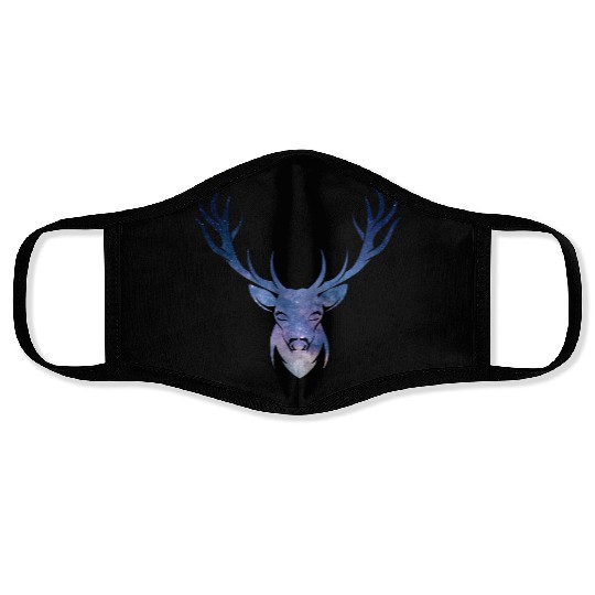 Galaxy Deer Face Masks