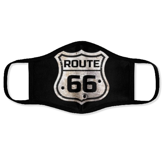 Route 66 Face Masks