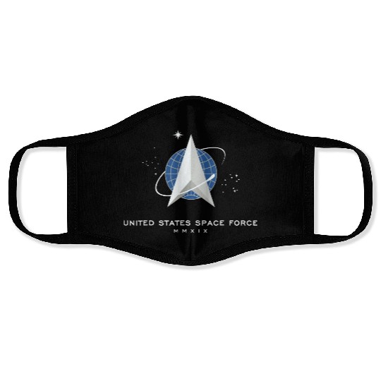 UNITED STATES US SPACE FORCE USSF DELTA FLAG birth Face Masks