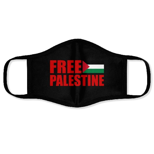 Free palestine Face Masks