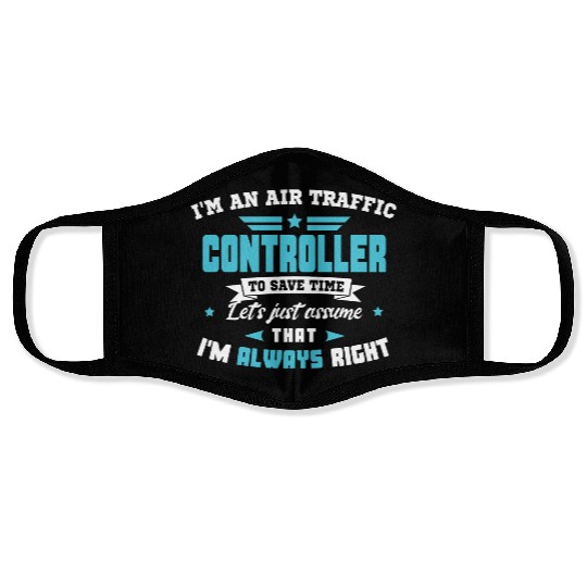 Air Traffic Controller ATC Air Traffic Control Face Masks