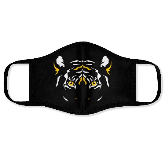 Tiger Face Face Masks
