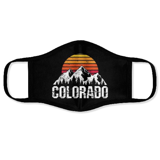 Colorado view Face Masks