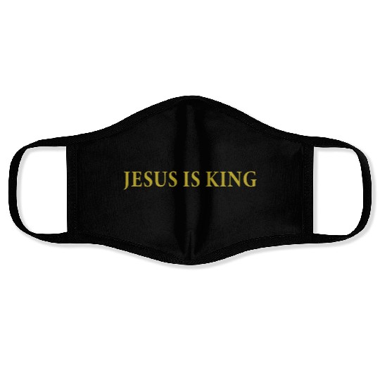 Jesus Is King Face Masks