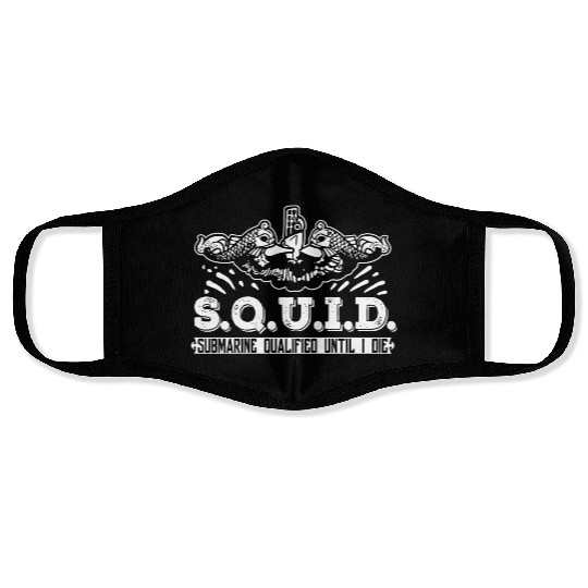 Us Military Submarine Gift For A Veteran Submarine Face Masks