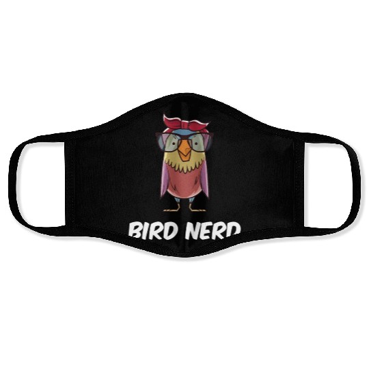 Bird Nerd Face Masks
