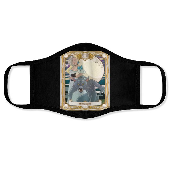 Strength Tarot Card, Major Arcana Anime Vampire Face Masks