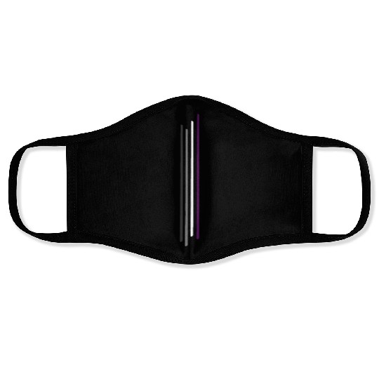 Subtle Asexual Pride Flag, Pride Month Face Masks