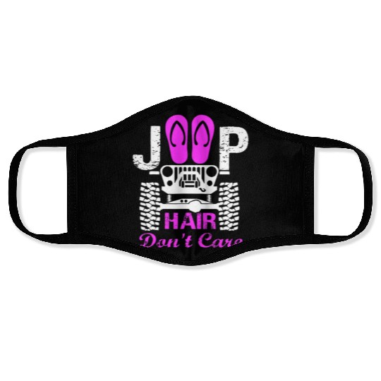 Jeep Hair Don't Care Face Masks