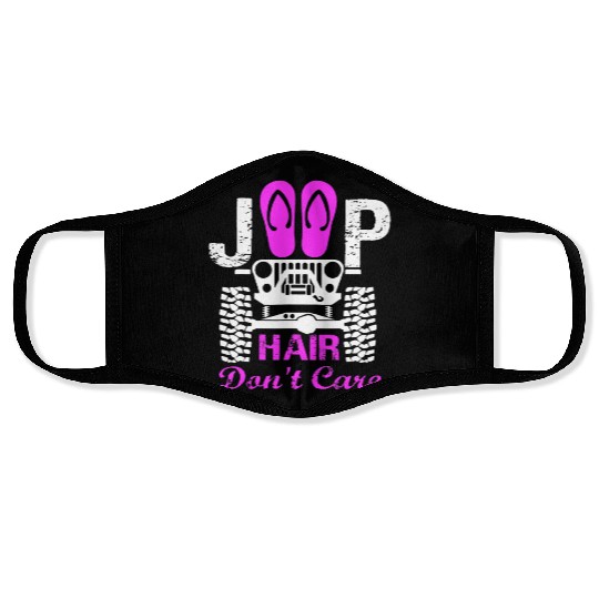 Jeep Hair Don't Care Face Masks