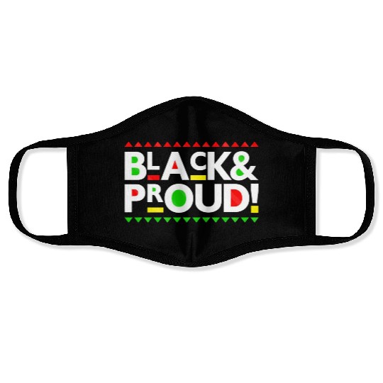Black and Proud Face Masks
