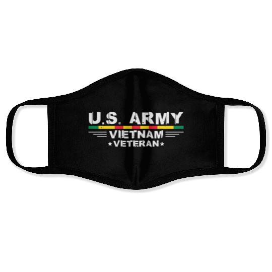 US Army Vietnam Veteran Soldier Face Masks