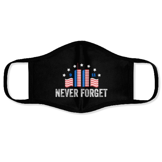 Never Forget 9/11 Patriot Day 2021 Face Masks