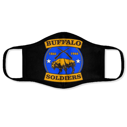 BUFFALO SOLDIERS Face Masks