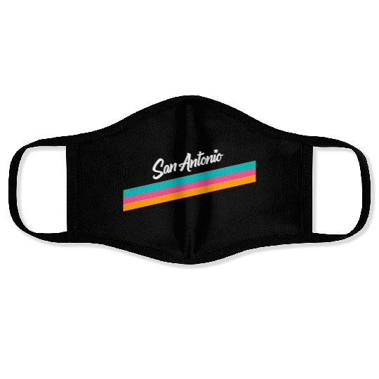 San Antonio Spurs Logo Face Masks