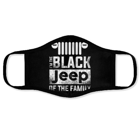 I'm The Black Jeep of The Family Face Masks