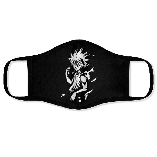 A7 Killua Assassin Lightning Aura Manga Anime Face Masks