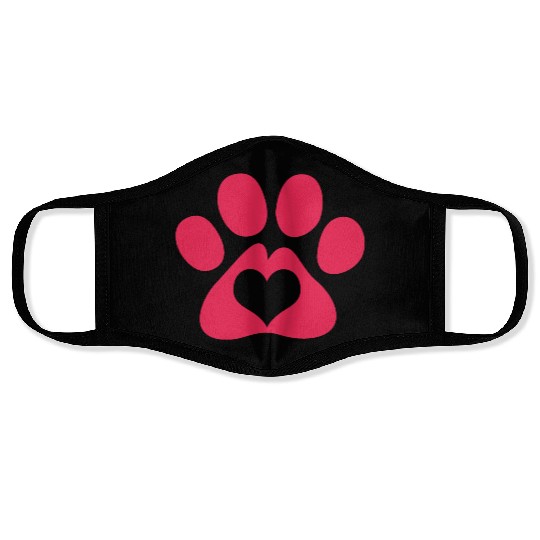 Dog Paw Adopt A Pet Dog Rescue Face Masks