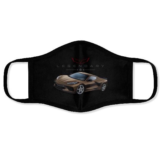 Bronze American Supercar Face Masks