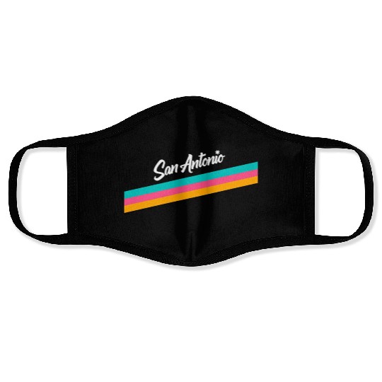 San Antonio Spurs Logo Face Masks