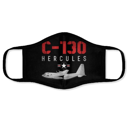 C 130 Hercules US Airborne Fighter Pilot Face Masks