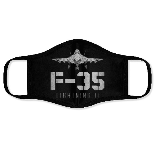 F 35 Lightning II US Airborne Fighter Pilot Face Masks