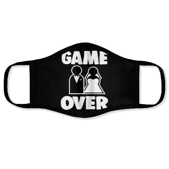 Wedding Bachelor Bachelorette Party Game Over Face Masks