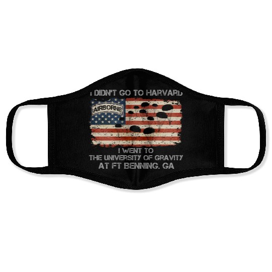 82nd Airborne Division US Army Veteran US Face Masks