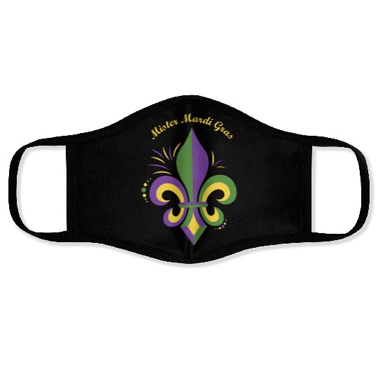 Mister Mardi Gras Face Masks
