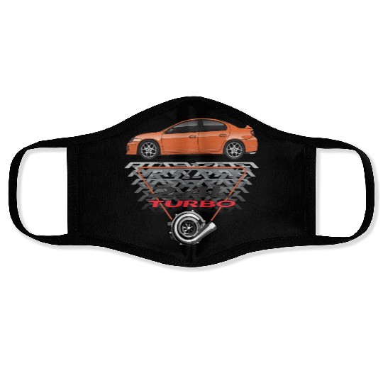 Turbo Orange Face Masks