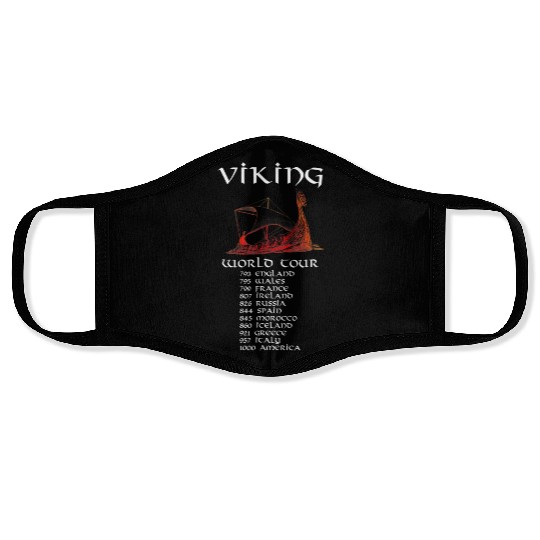 Viking World Tour Valiant Viking Warriors Face Masks