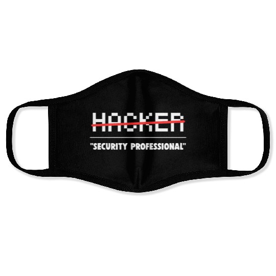 Computer Hacker Geek Pun Apparel Face Masks
