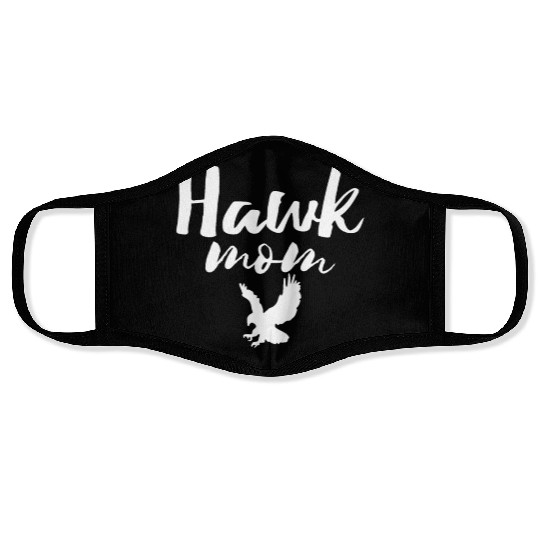 Hawk Mom Face Masks