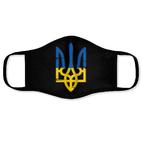 Ukraine Symbol Face Masks
