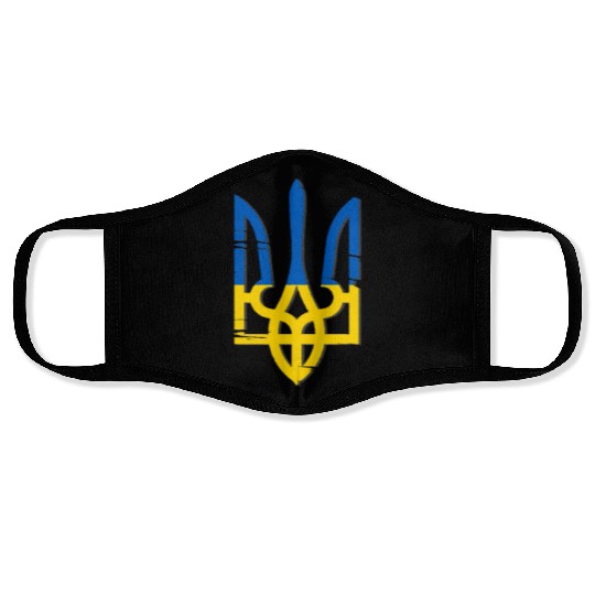 Ukraine Symbol Face Masks