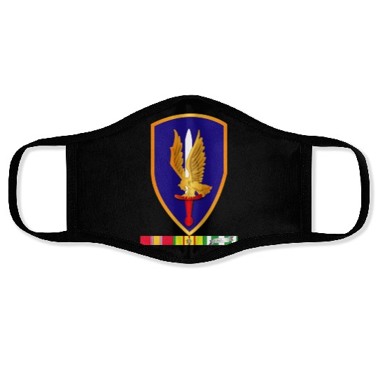 Army 1st Aviation Brigade Vietnam w SVC wo Txt Face Masks