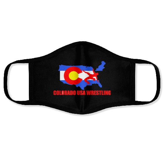 Team USA Wrestling Colorado Division Face Masks