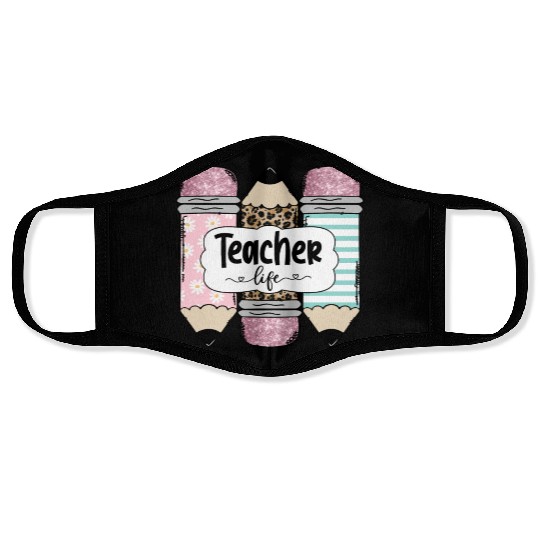 Teacherlife sublimation Face Masks