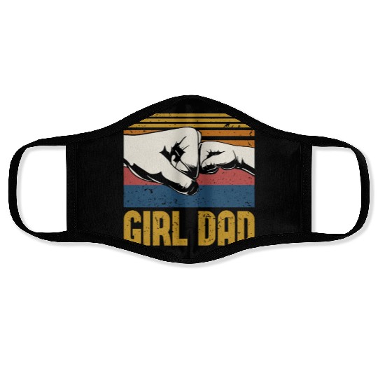 Girl Dad | Father's Day Gift | Dad Gift Face Masks