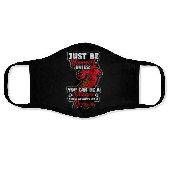 Dragon Imagination Fire Dragon Chinese Dragon Face Masks