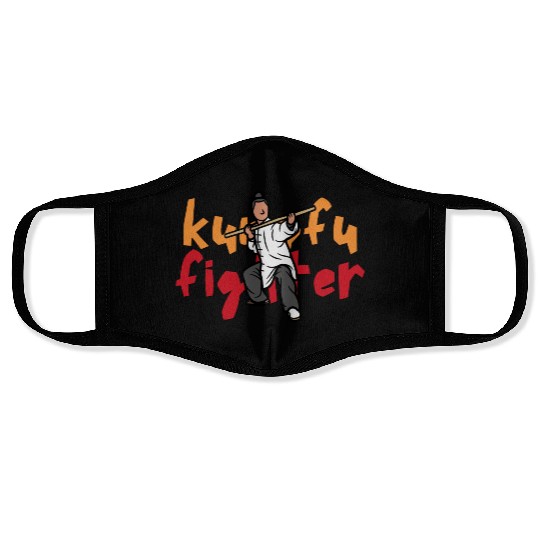 Kungfu Fighter Face Masks